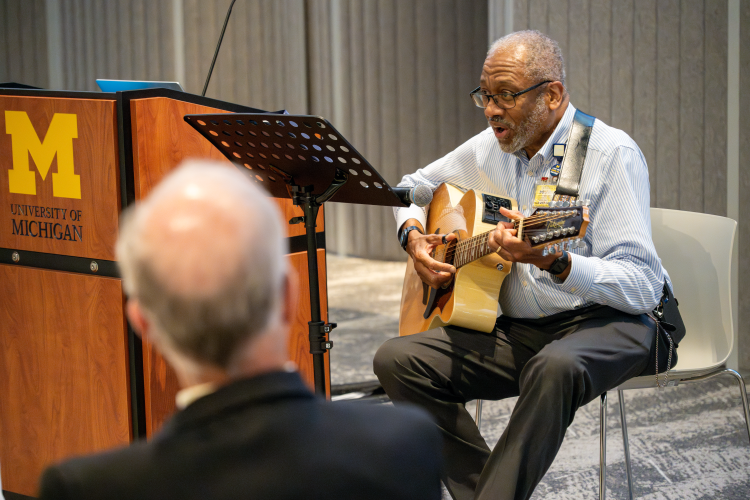 David Gordon singing his rendition of So Long, It's Been Good to Know Yuh!